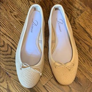 Beautiful neutral ballet slippers